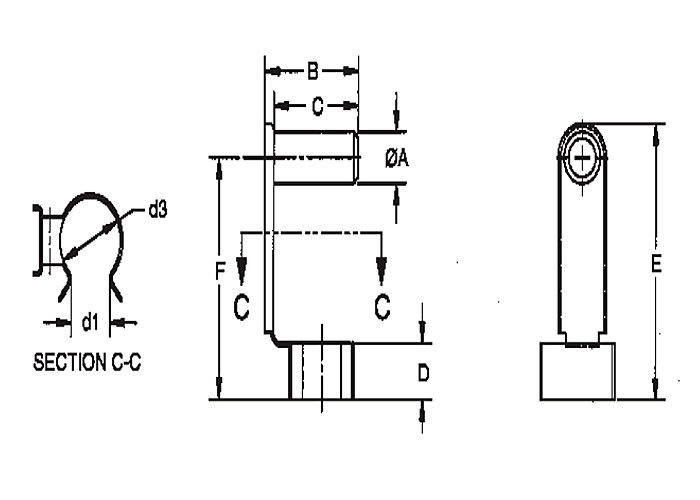 Anello di serraggio industriale di perno della forcella di serie di perno della forcella dell'acciaio inossidabile TXLSP