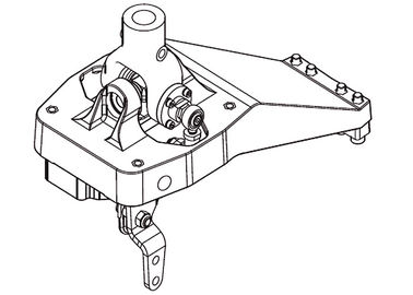 Alluminio/dispositivo spostatore di plastica della trasmissione manuale valvola di regolazione della trasmissione di 923 serie