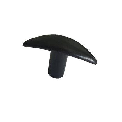 Manicotti in nylon nero femminile T con inserto a filo di ottone