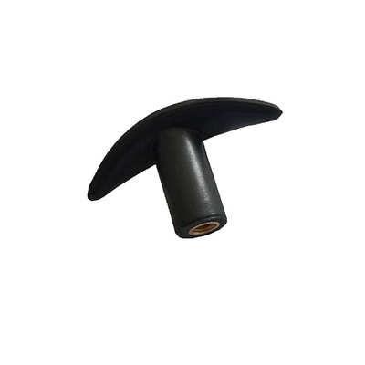 Manicotti in nylon nero femminile T con inserto a filo di ottone