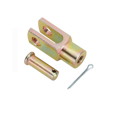 Il cavallotto Pin Cotter Threaded Clevis Pin di acciaio inossidabile del cilindro zinca l'acciaio placcato