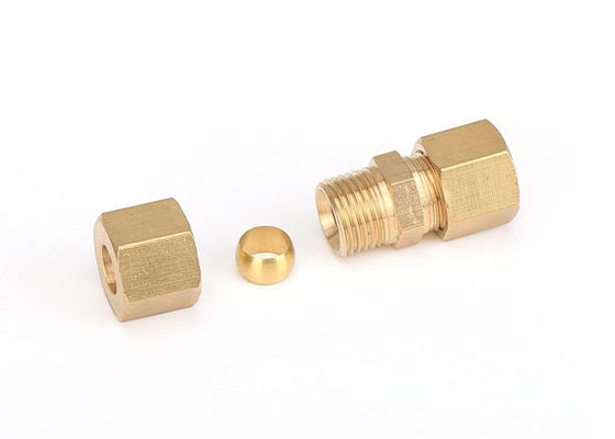 Fitture per tubi di compressione in ottone con connettore OD a accoppiamento diretto