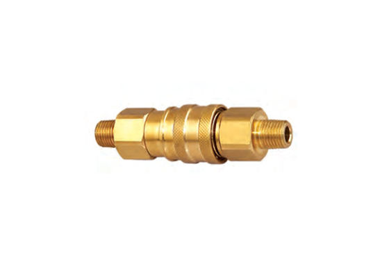 Fili d'ottone del NPT dell'accoppiatore rapido lavorare di CNC di 1/4&quot; di 5/16&quot; di 3/8&quot; di 1/2»