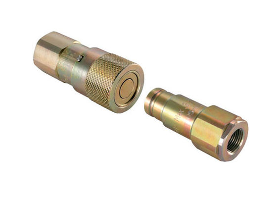 IATF16949 Accoppiatore a faccia piatta in acciaio, 0,25'' Disconnessione rapida a faccia piatta