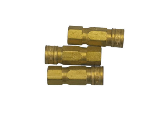 14 barre di ottone tubo da giardino Quick Connect, un senso di spegnimento accoppiamento