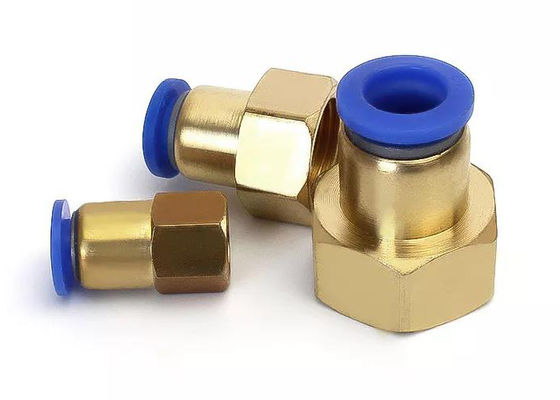 PCF Serie Pneumatico Femminile Collegatore di tubo Interiore filo Spingere In Fittings
