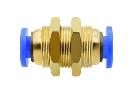 PM Diretto Pneumatico Un Tocco Paratia Unione Air Fitting Push Quick Connect Tube