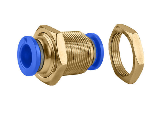 PM Diretto Pneumatico Un Tocco Paratia Unione Air Fitting Push Quick Connect Tube