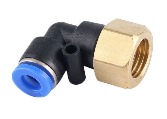Serie PLF Push Connect Air Fittings tubo pneumatico a 90 gradi gomito maschile 1/4&quot; filo NPT