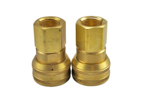 1/4' Connessioni terminali nominali maschili Interscambio industriale Accoppiamenti a pin lock Accoppiamenti in ottone Accoppiamento veloce pneumatico