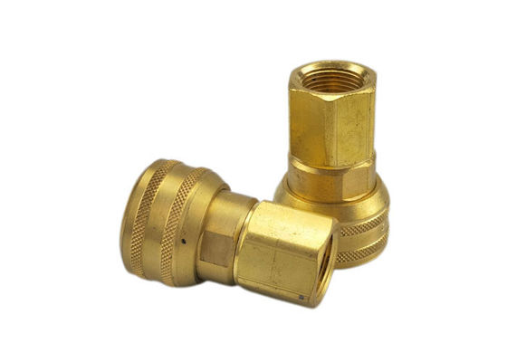 1/4' Connessioni terminali nominali maschili Interscambio industriale Accoppiamenti a pin lock Accoppiamenti in ottone Accoppiamento veloce pneumatico
