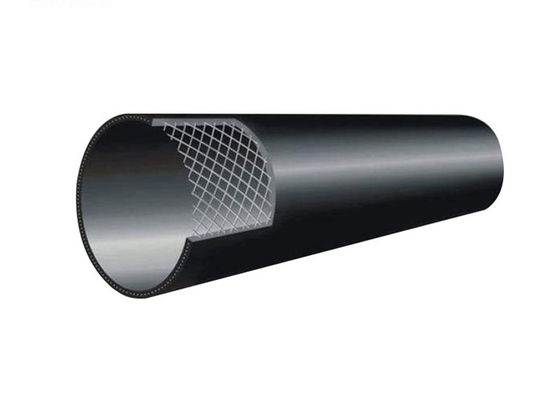Sistema di drenaggio Tubo in PE composito con telaio a maglia di acciaio