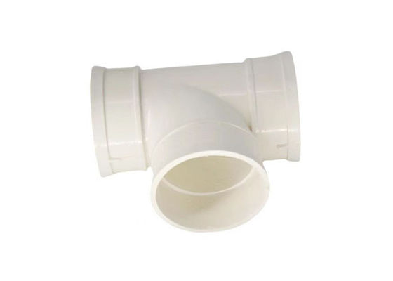 40 Fittings per tubi a pressione in PVC Tee Cloruro di polivinile per drenaggio