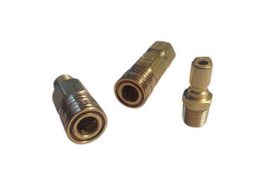 1/4' coppiere ad aria con sgancio rapido in ottone