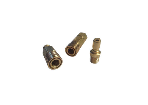 1/4' coppiere ad aria con sgancio rapido in ottone