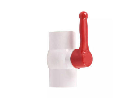 Valvola a sfera in PVC manuale UPVC controllo fisso del flusso d'acqua