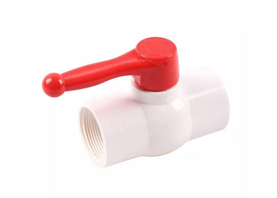 Valvola a sfera in PVC manuale UPVC controllo fisso del flusso d'acqua
