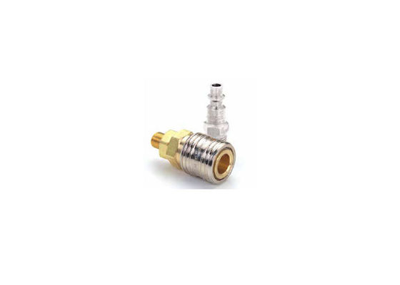 Connettore veloce pneumatico in acciaio placcato zinco da 3/8"