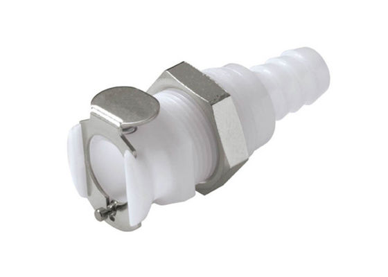 Tubo flessibile Barb Natural White With Vavle di POM Quick Connect Fluid Coupling