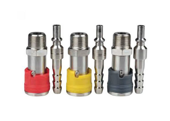 Coppiazione rapida pneumatica di tipo chiuso in ottone 1.0Mpa connessione maschile