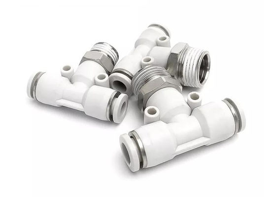 PB T a forma di coppia rapida pneumatica con filo maschio con connettore ad aria positiva
