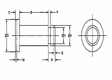 TXLP Serie Regolabile Clevis Pin, Prodotti di connessione Metrica Clevis Pins