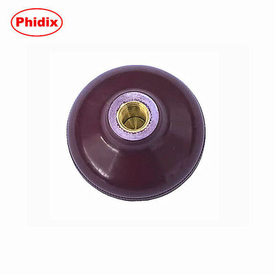2 "Funghi Red PTO Knob 3/8-24 UNF filo