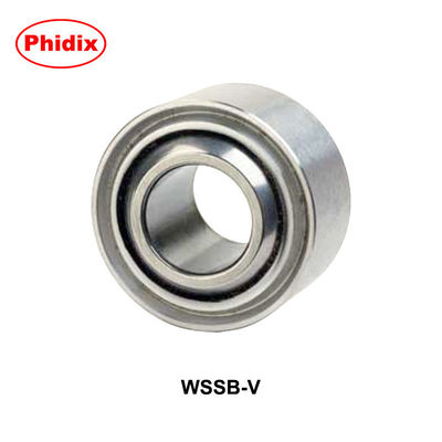 Cuscinetti in acciaio inossidabile resistenti alla corrosione con rivestimento in PTFE.
