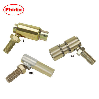 S/SS/SC serie di giunture a sfera a disconnessione rapida. Sistemi di manica e clip a molla per sistemi agricoli e di movimentazione di materiali. Acciaio placcato in zinco con puntini trattati termicamente.