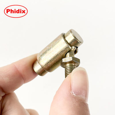 S/SS/SC serie di giunture a sfera a disconnessione rapida. Sistemi di manica e clip a molla per sistemi agricoli e di movimentazione di materiali. Acciaio placcato in zinco con puntini trattati termicamente.