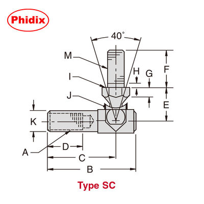 S/SS/SC serie di giunture a sfera a disconnessione rapida. Sistemi di manica e clip a molla per sistemi agricoli e di movimentazione di materiali. Acciaio placcato in zinco con puntini trattati termicamente.