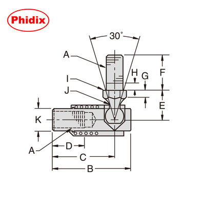 S-Knurling giunture a sfera da disconnessione rapida: assemblaggio rapido, resistente alla corrosione (zincato, trattato termicamente)