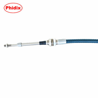 Standard Push Pull Flexible Control Cable With Grooved & Threaded Conduit Cap, Compatible With Clevis, Ball Joint Fittings