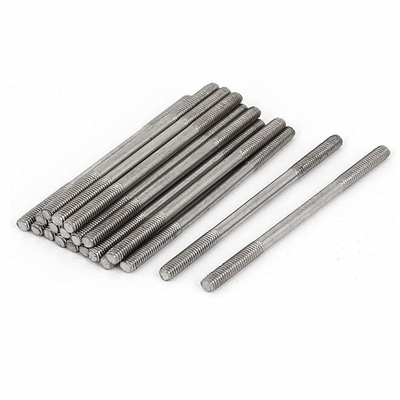 Sferoidizzante a doppia estremità a filettatura di canne Plain Galvanized Stud Screw Bolt